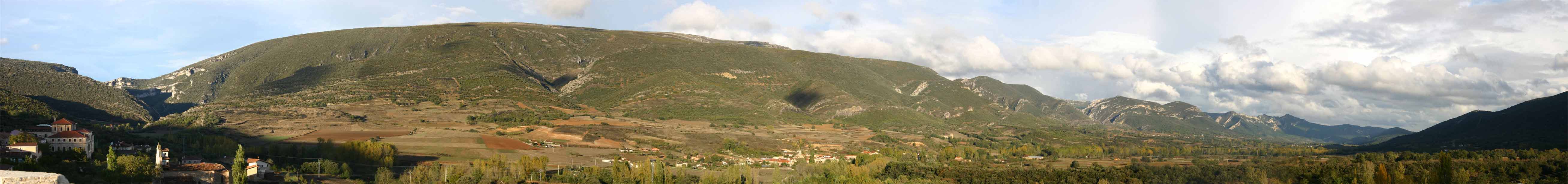 Valle de Valdivielso, vista desde la terraza de la Torre San Martn, Palacio del Inquisidor